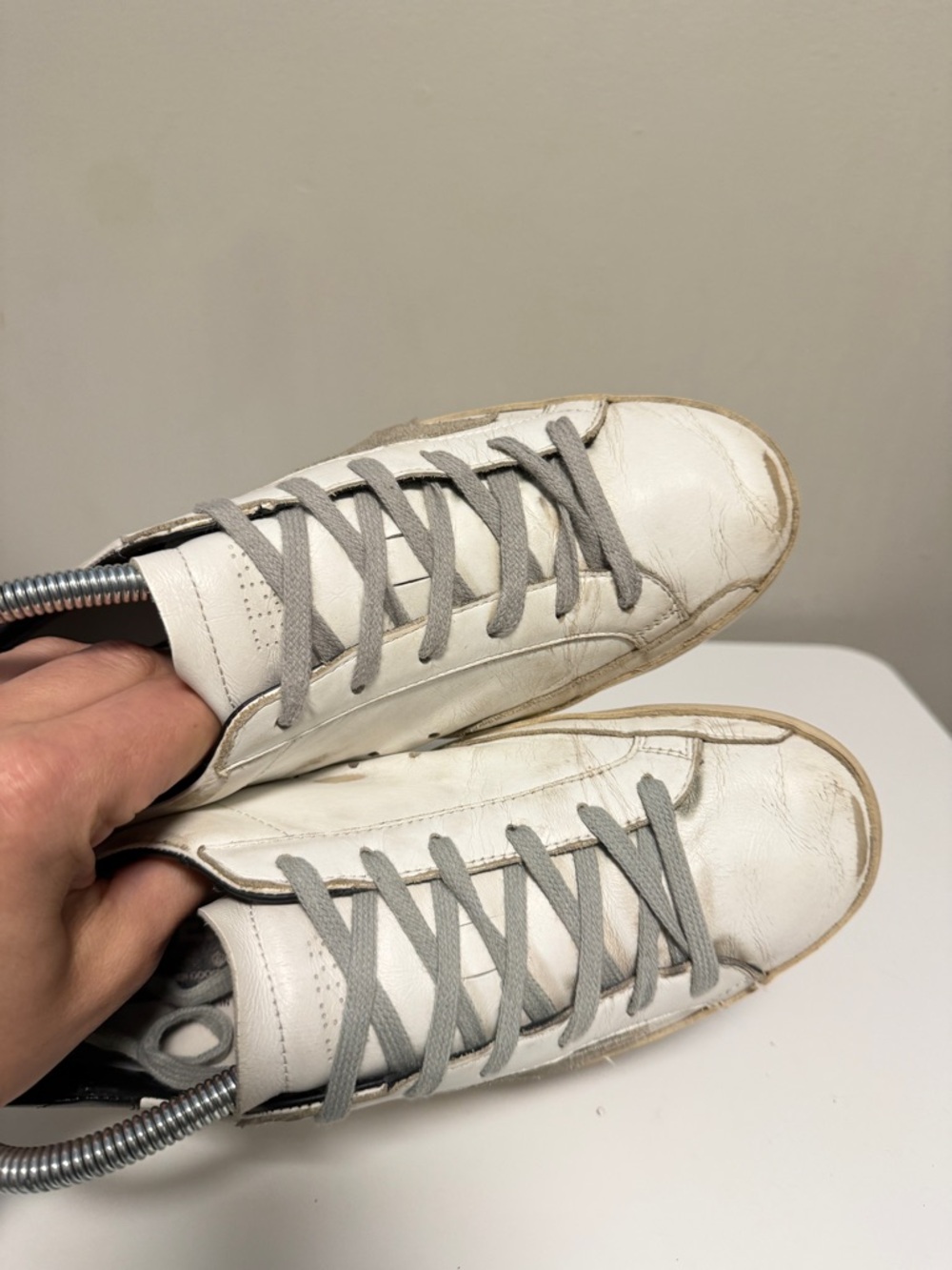 GGDB Golden Goose Super-Star Suede Star and Black Heel Tab Women’s EU 39 US 9 - Picture 8 of 15